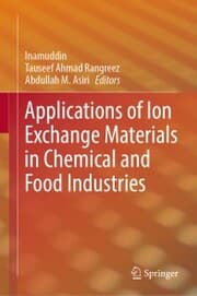 Cover von Applications of Ion Exchange Materials in Chemical and Food Industries