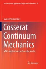 Cover von Cosserat Continuum Mechanics
