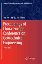 Cover von Proceedings of China-Europe Conference on Geotechnical Engineering