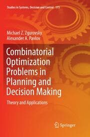 Cover von Combinatorial Optimization Problems in Planning and Decision Making