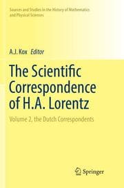 Cover von The Scientific Correspondence of H.A. Lorentz