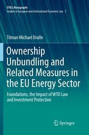 Cover von Ownership Unbundling and Related Measures in the EU Energy Sector