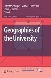 Cover von Geographies of the University