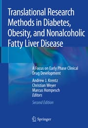 Cover von Translational Research Methods in Diabetes, Obesity, and Nonalcoholic Fatty Liver Disease