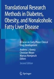 Cover von Translational Research Methods in Diabetes, Obesity, and Nonalcoholic Fatty Liver Disease