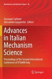 Cover von Advances in Italian Mechanism Science