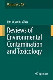 Cover von Reviews of Environmental Contamination and Toxicology Volume 248