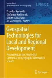 Cover von Geospatial Technologies for Local and Regional Development