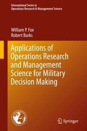 Cover von Applications of Operations Research and Management Science for Military Decision Making