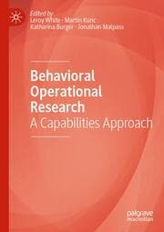 Cover von Behavioral Operational Research