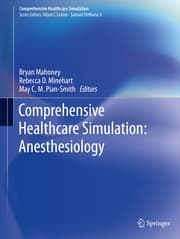 Cover von Comprehensive Healthcare Simulation: Anesthesiology