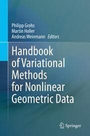 Cover von Handbook of Variational Methods for Nonlinear Geometric Data