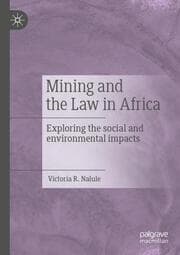 Cover von Mining and the Law in Africa