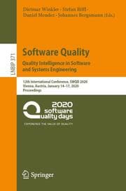 Cover von Software Quality: Quality Intelligence in Software and Systems Engineering