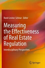 Cover von Measuring the Effectiveness of Real Estate Regulation