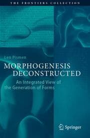 Cover von Morphogenesis Deconstructed