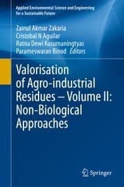Cover von Valorisation of Agro-industrial Residues - Volume II: Non-Biological Approaches