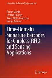 Cover von Time-Domain Signature Barcodes for Chipless-RFID and Sensing Applications