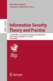 Cover von Information Security Theory and Practice