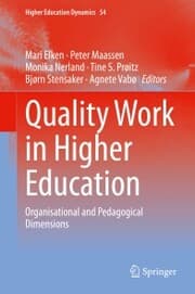Cover von Quality Work in Higher Education