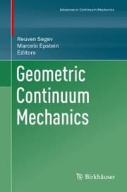 Cover von Geometric Continuum Mechanics