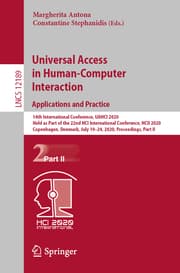 Cover von Universal Access in Human-Computer Interaction. Applications and Practice