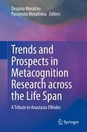 Cover von Trends and Prospects in Metacognition Research across the Life Span