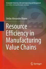 Cover von Resource Efficiency in Manufacturing Value Chains
