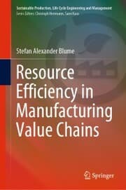 Cover von Resource Efficiency in Manufacturing Value Chains