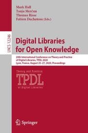 Cover von Digital Libraries for Open Knowledge