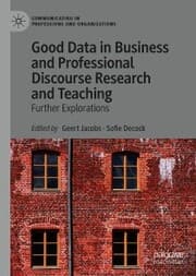 Cover von Good Data in Business and Professional Discourse Research and Teaching