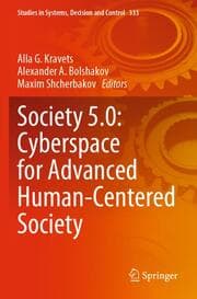 Cover von Society 5.0: Cyberspace for Advanced Human-Centered Society