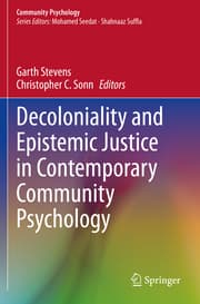Cover von Decoloniality and Epistemic Justice in Contemporary Community Psychology