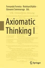 Cover von Axiomatic Thinking I