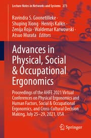Cover von Advances in Physical, Social & Occupational Ergonomics
