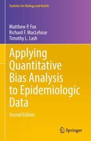 Cover von Applying Quantitative Bias Analysis to Epidemiologic Data
