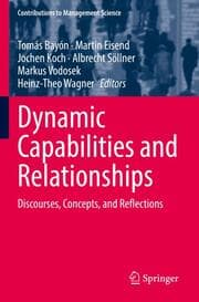 Cover von Dynamic Capabilities and Relationships