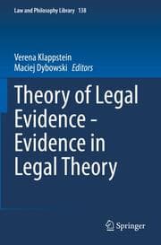 Cover von Theory of Legal Evidence - Evidence in Legal Theory