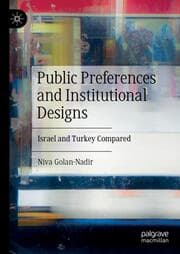 Cover von Public Preferences and Institutional Designs