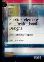 Cover von Public Preferences and Institutional Designs