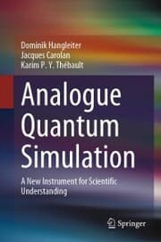 Cover von Analogue Quantum Simulation