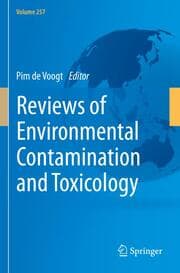 Cover von Reviews of Environmental Contamination and Toxicology Volume 257