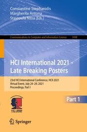 Cover von HCI International 2021 - Late Breaking Posters