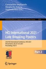 Cover von HCI International 2021 - Late Breaking Posters