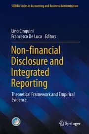 Cover von Non-financial Disclosure and Integrated Reporting