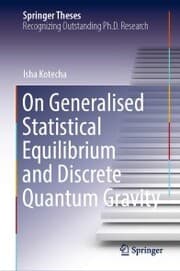 Cover von On Generalised Statistical Equilibrium and Discrete Quantum Gravity