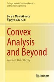 Cover von Convex Analysis and Beyond