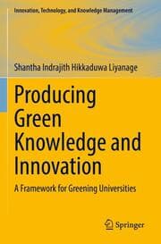 Cover von Producing Green Knowledge and Innovation