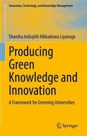 Cover von Producing Green Knowledge and Innovation