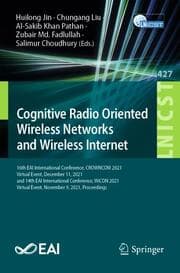 Cover von Cognitive Radio Oriented Wireless Networks and Wireless Internet